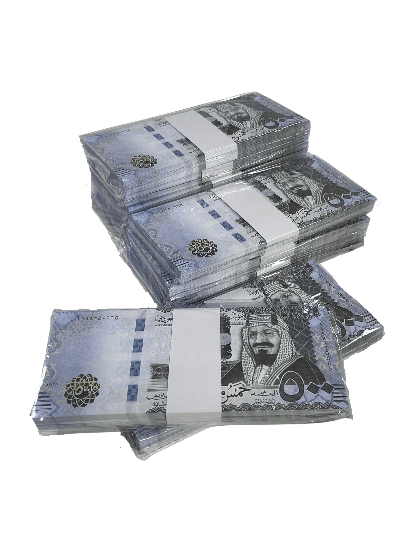 Series 500SAR ‘s Aged 500,000 Saudi Riyals Full Print Prop Money Stack