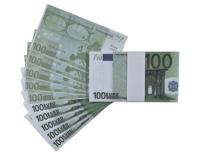 Prop Money 100 Euro €10,000 bills Full Print Prop Euro Stack