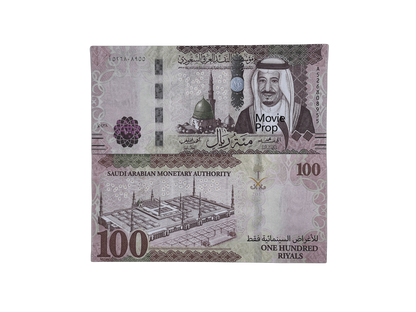 Series 100SAR ‘s Aged 10,000 Saudi Riyals Full Print Prop Money Stack