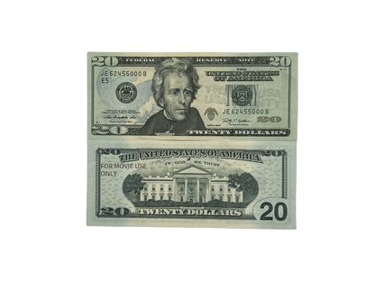 100PCS $2,000 Full Print Prop Money Stack