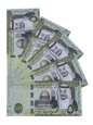 Series 50SAR ‘s Aged 5,000 Saudi Riyals Full Print Prop Money Stack