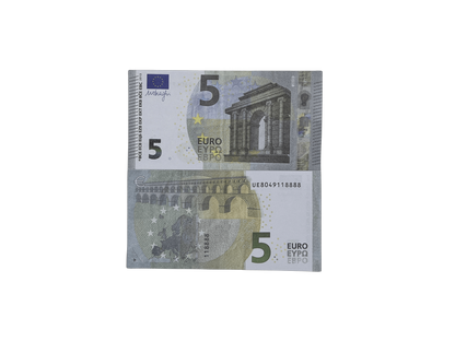 Prop Money 5 Euro €500 bills Full Print Prop Euro Stack