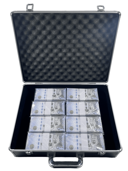Series 500SAR ‘s Aged 2,500,000 Saudi Riyals Full Print Prop Money Stack